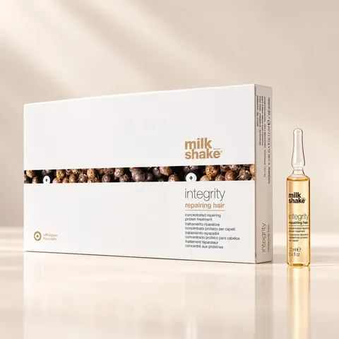 Milk_shake Integrity Repairing Hair – koncentruotos atkuriamosios baltymų ampulės
