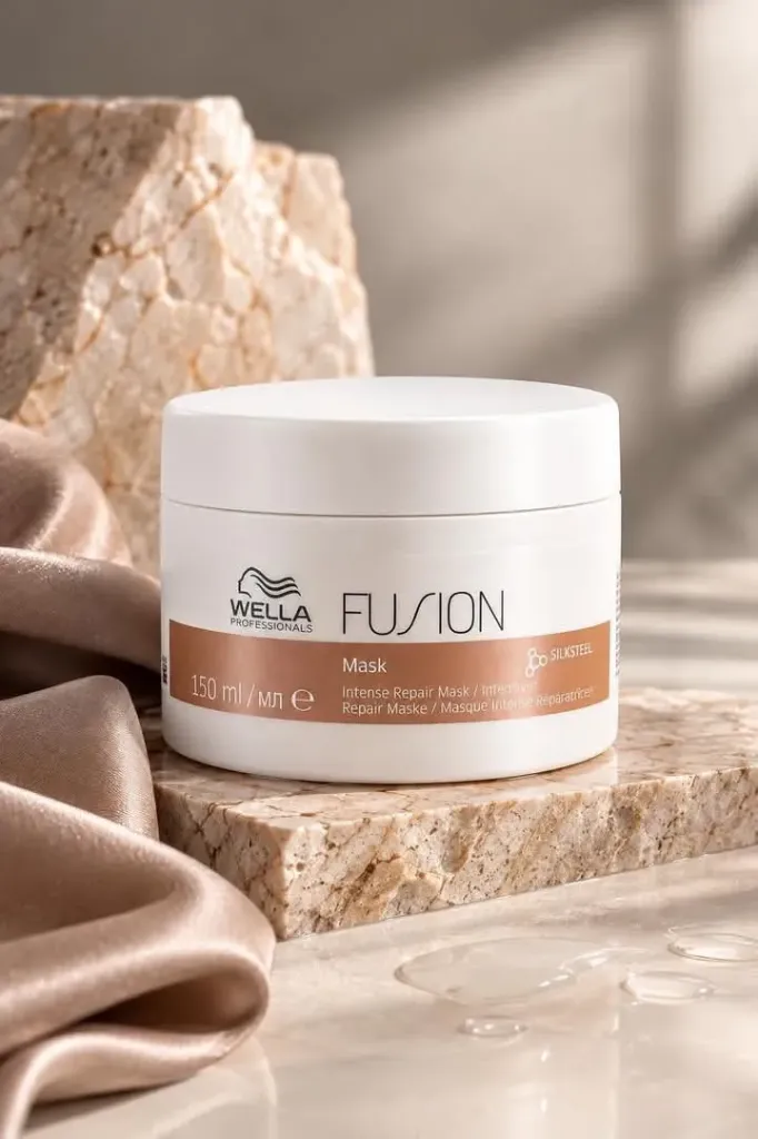 Wella Professionals Fusion Mask 150 ml – intensyvaus atkūrimo plaukų kaukė